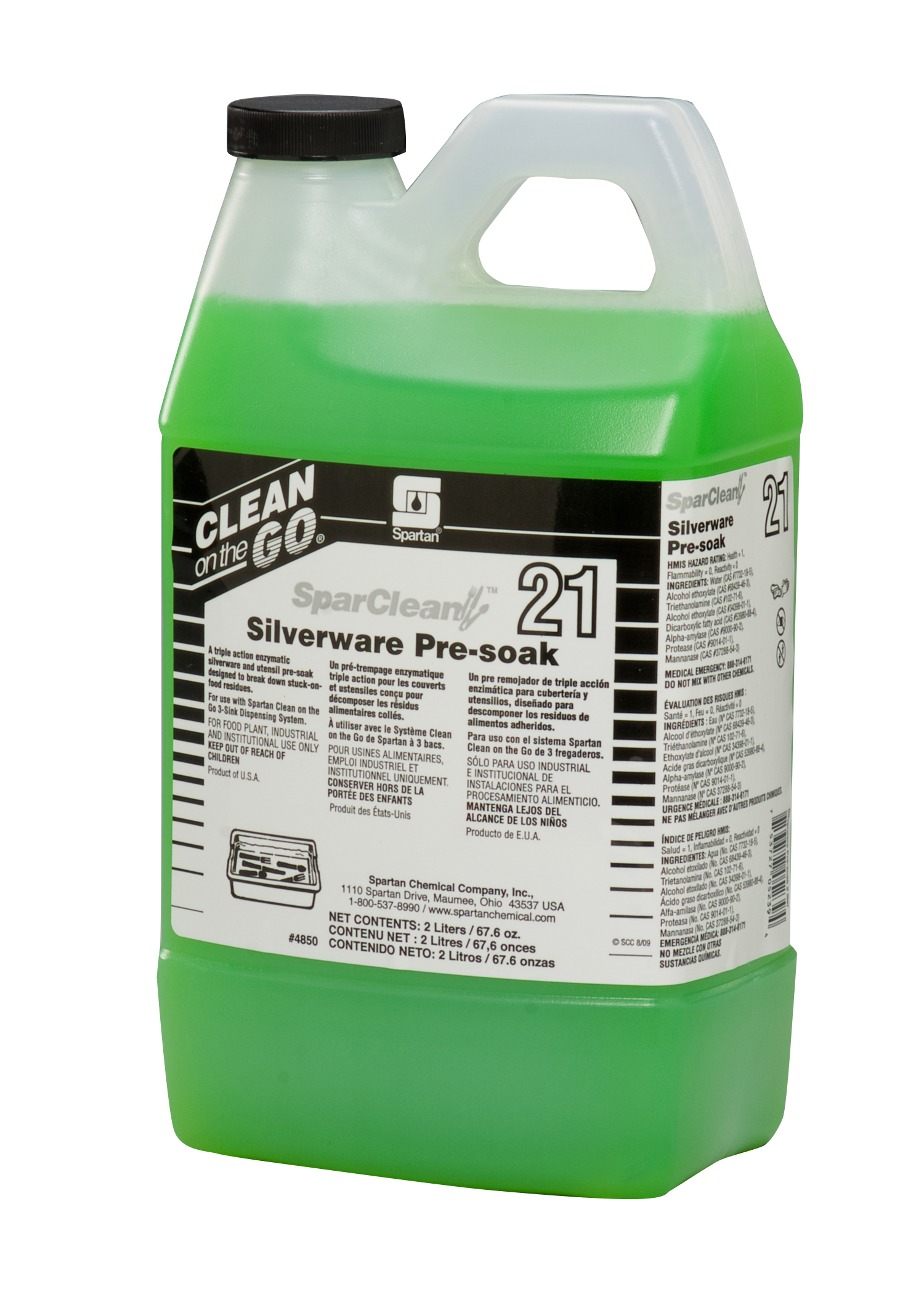 SparClean® Silverware Pre-soak 21 2 liter (4 per case)